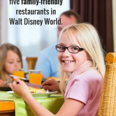 Insanely good entertainment at five family-friendly restaurants in Walt Disney World.