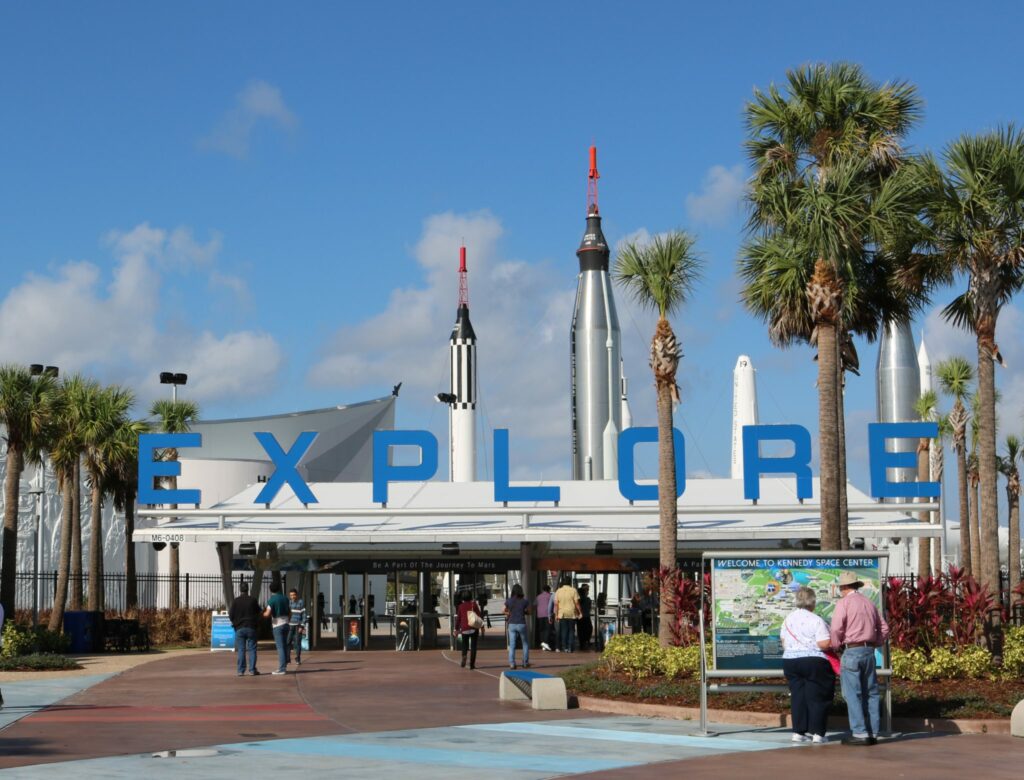 Entrance at Kennedy Space center