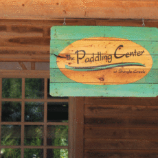 The Paddling Center sign